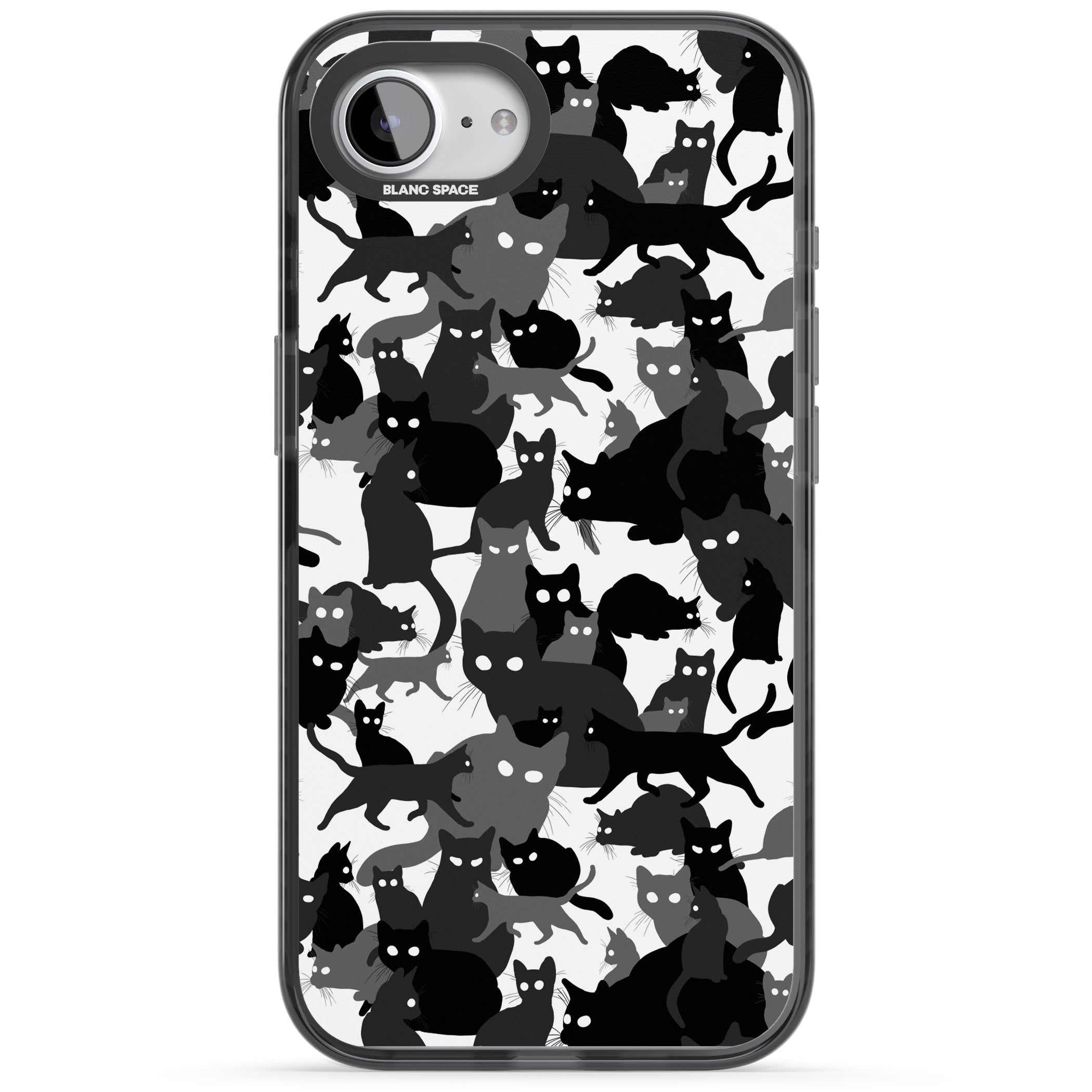Black & White Cat Camouflage