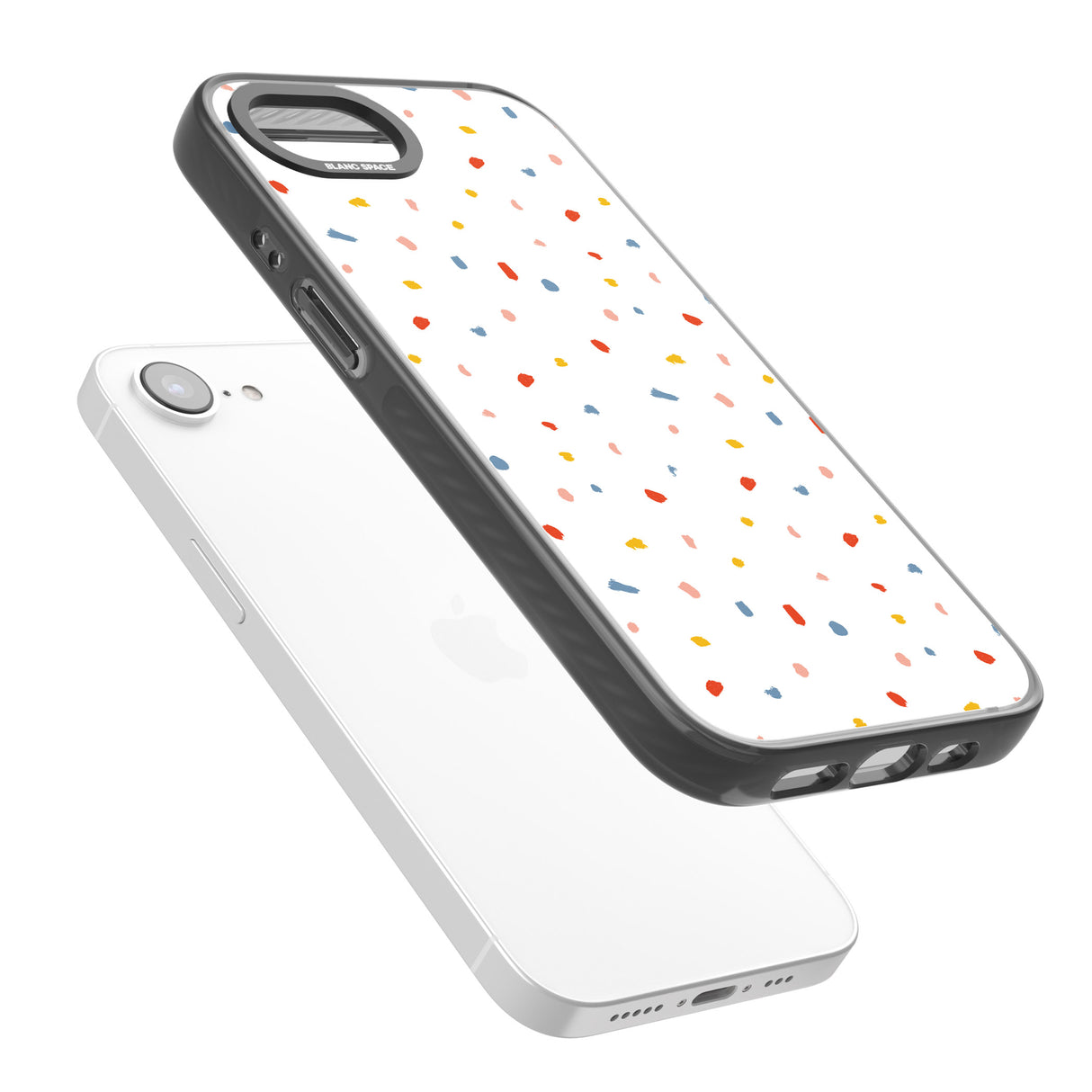 Confetti Print on Solid White