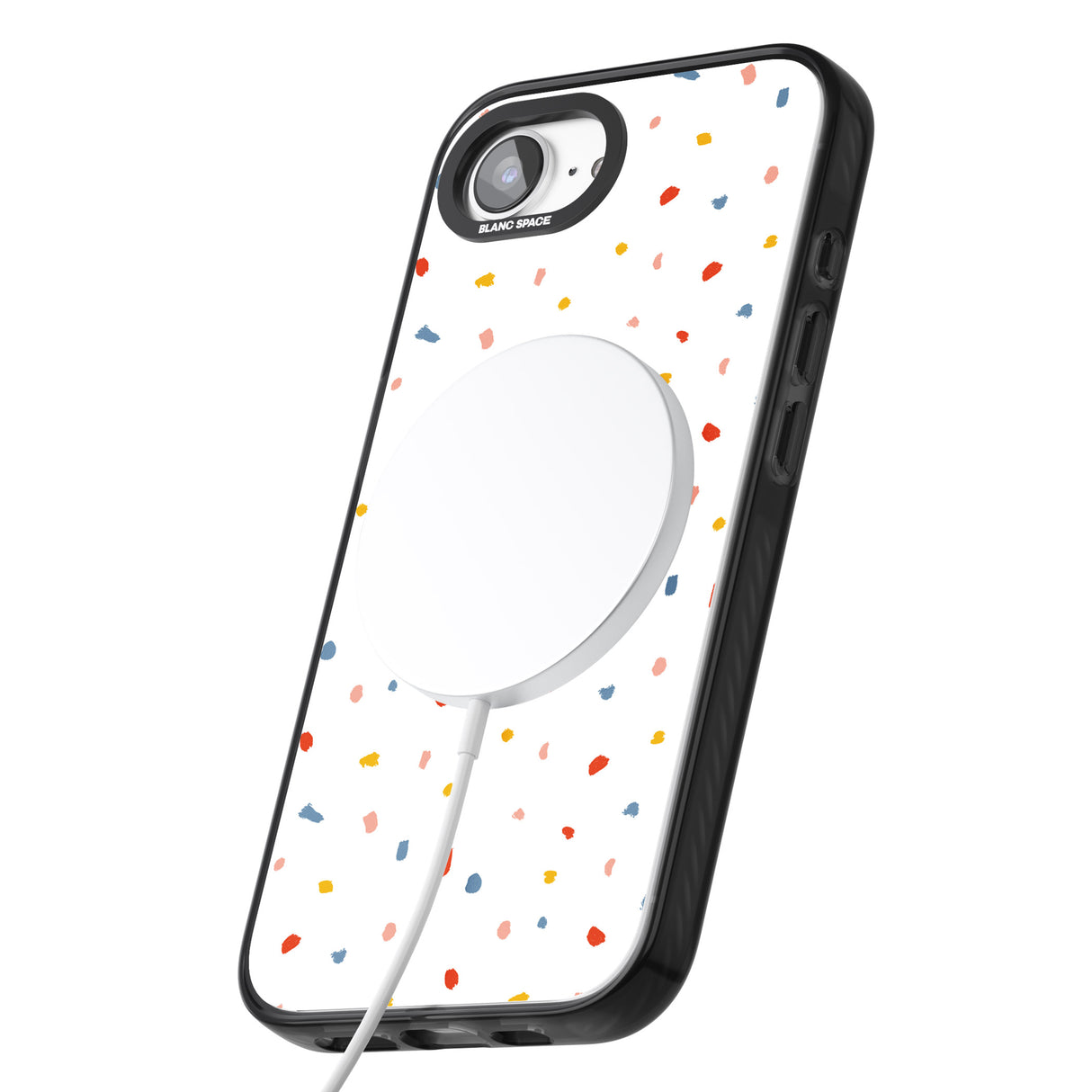 Confetti Print on Solid White