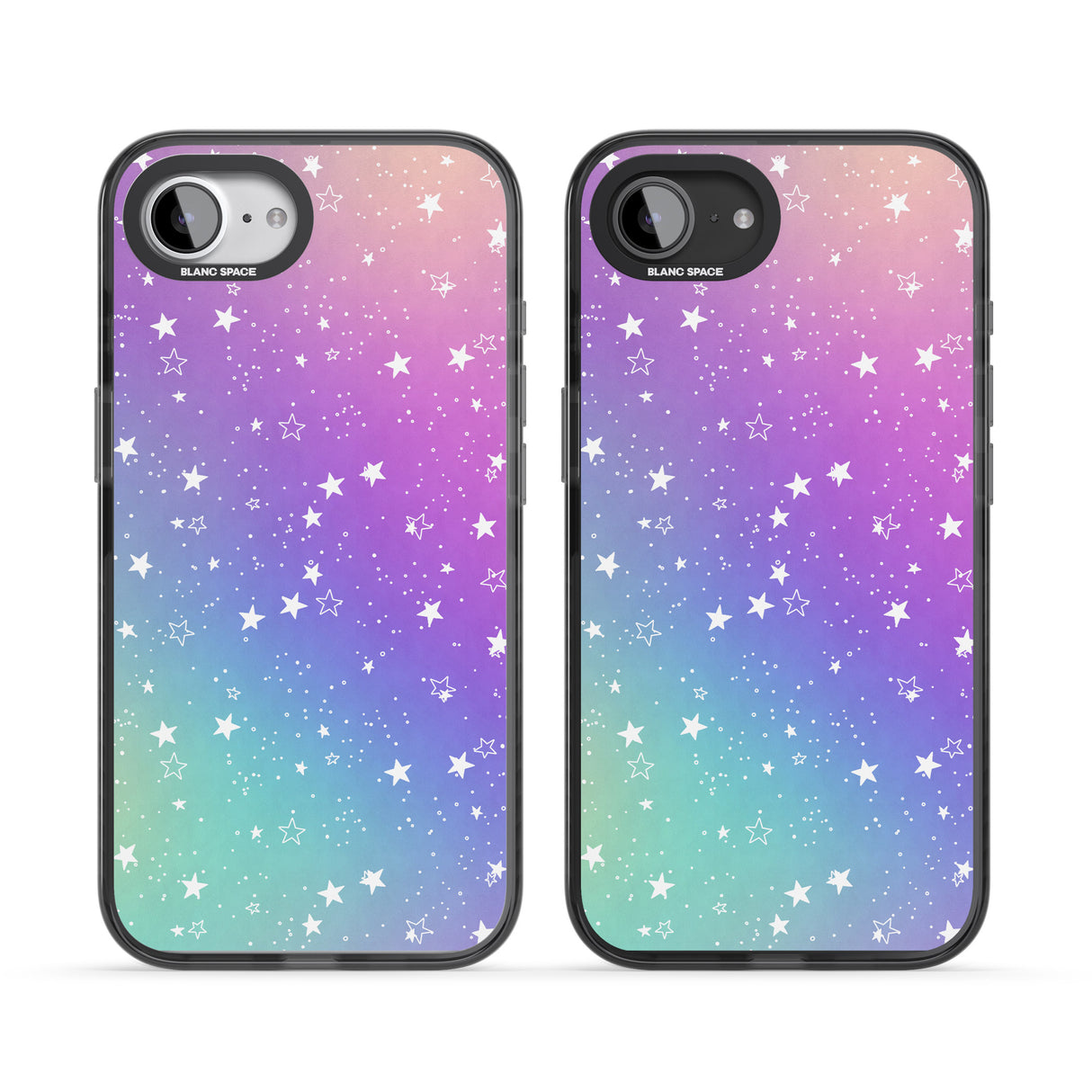 White Stars on Pastels