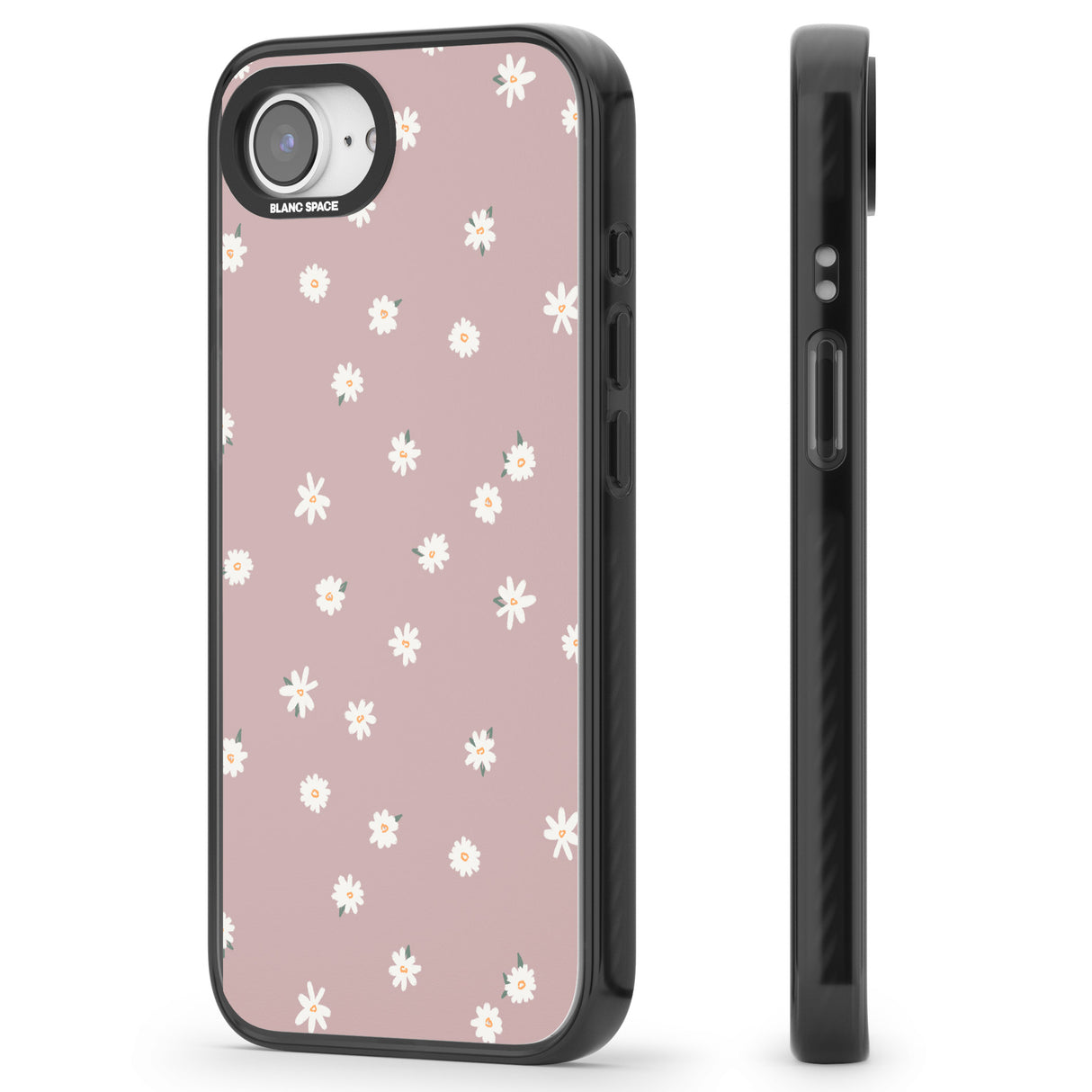 Dark Pink Cute Floral Design