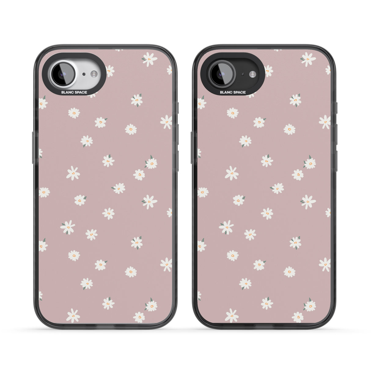Dark Pink Cute Floral Design