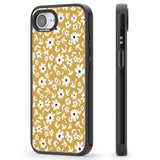 Floral Print on Mustard Cute Floral