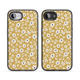 Floral Print on Mustard Cute Floral
