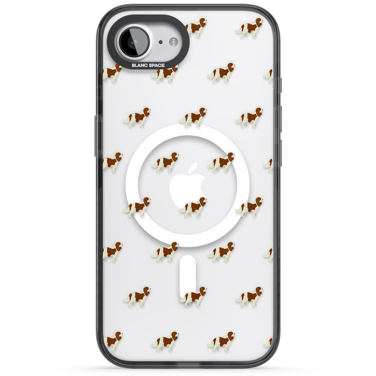 Cavalier King Charles Spaniel Pattern Clear