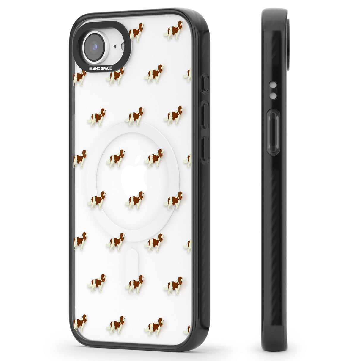 Cavalier King Charles Spaniel Pattern Clear