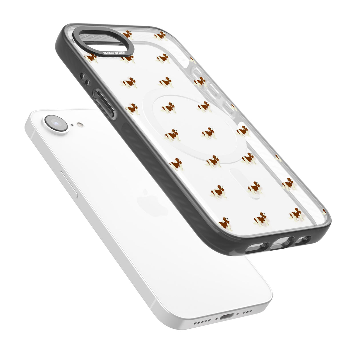 Cavalier King Charles Spaniel Pattern Clear