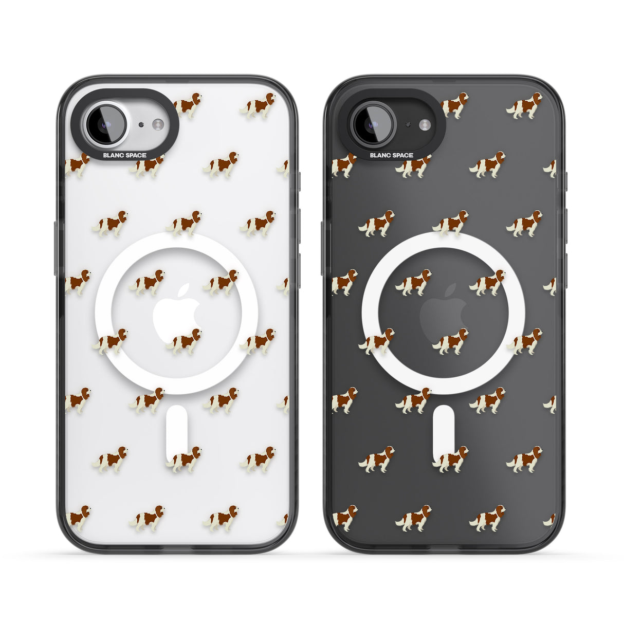 Cavalier King Charles Spaniel Pattern Clear