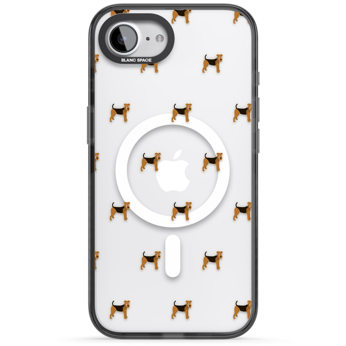 Airedale Terrier Dog Pattern Clear