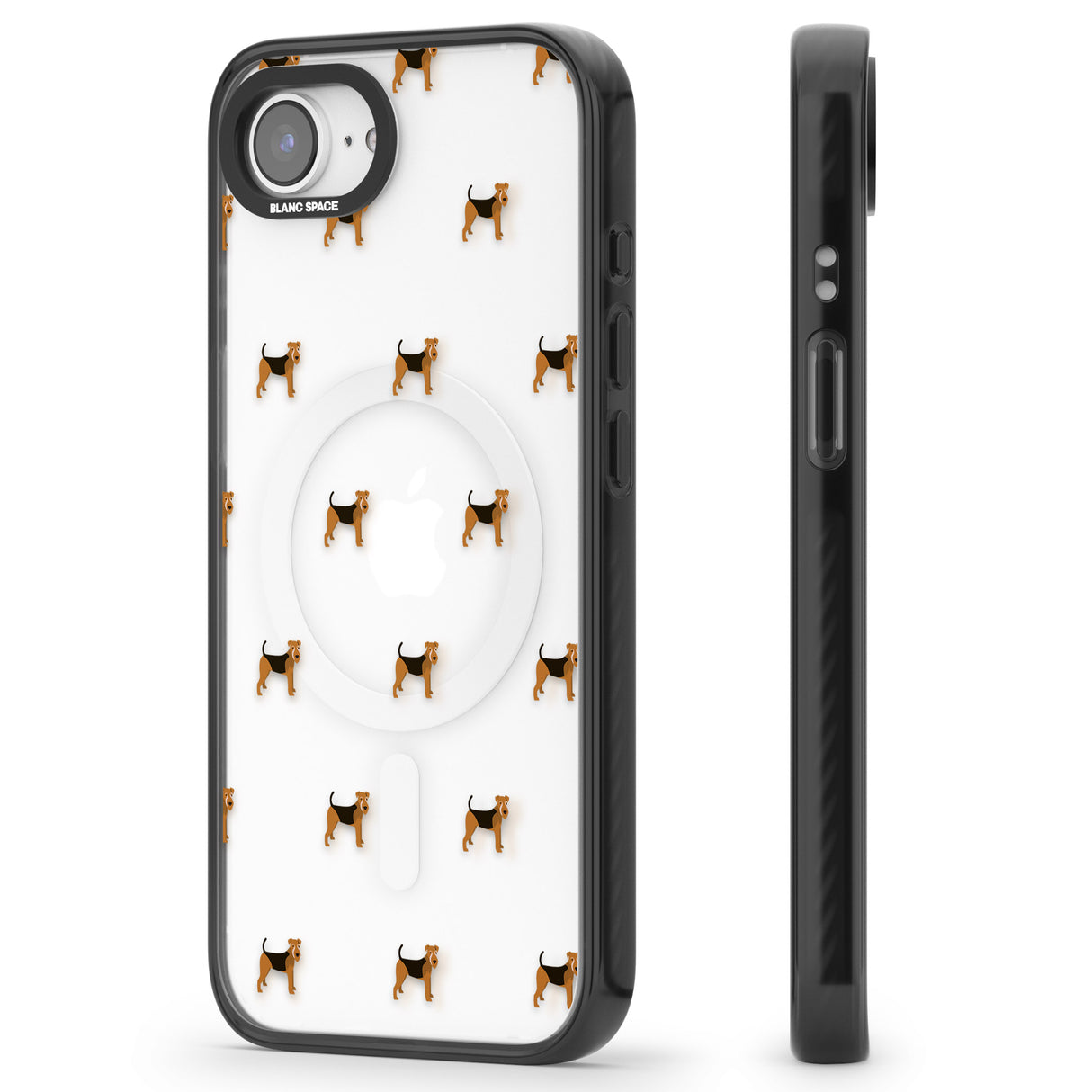 Airedale Terrier Dog Pattern Clear