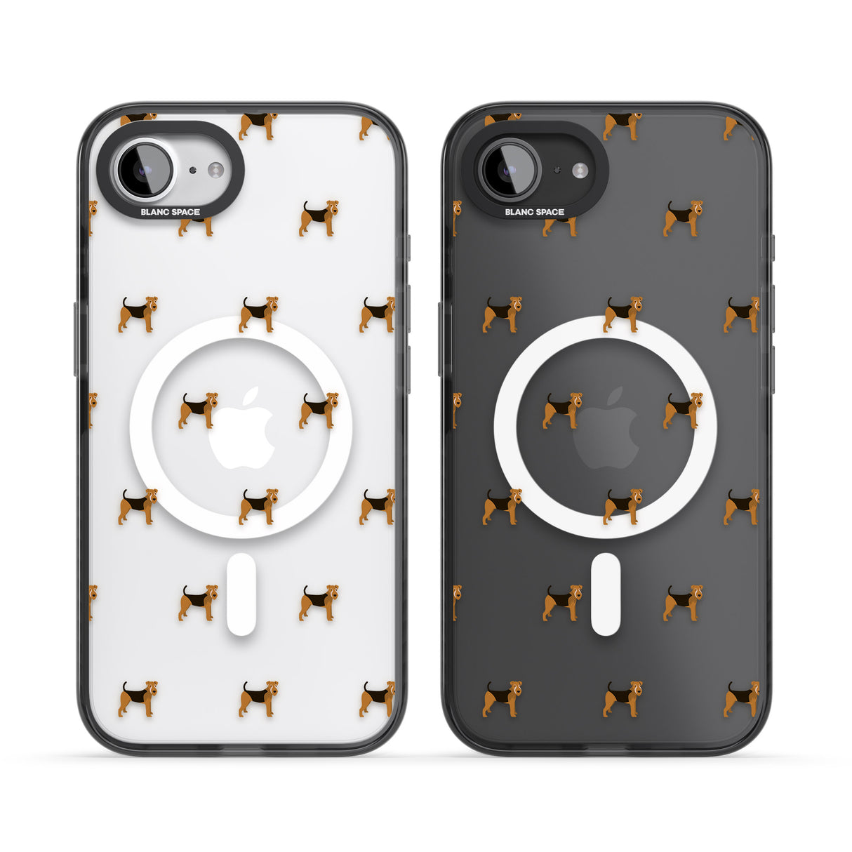 Airedale Terrier Dog Pattern Clear