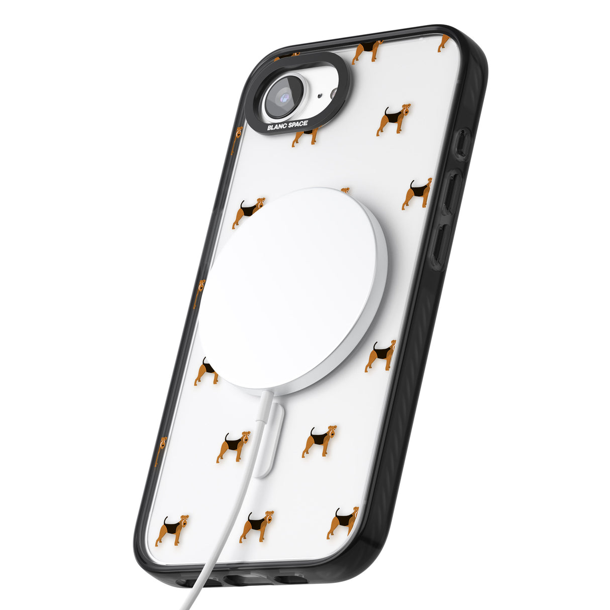 Airedale Terrier Dog Pattern Clear