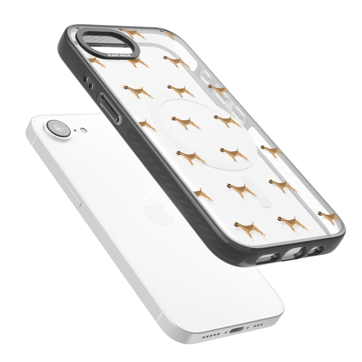Border Terrier Dog Pattern Clear