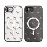 Border Terrier Dog Pattern Clear