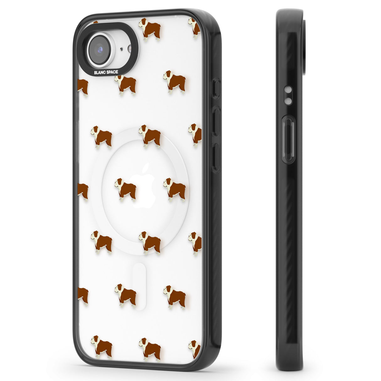 English Bulldog Dog Pattern Clear