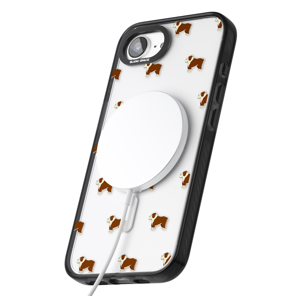 English Bulldog Dog Pattern Clear