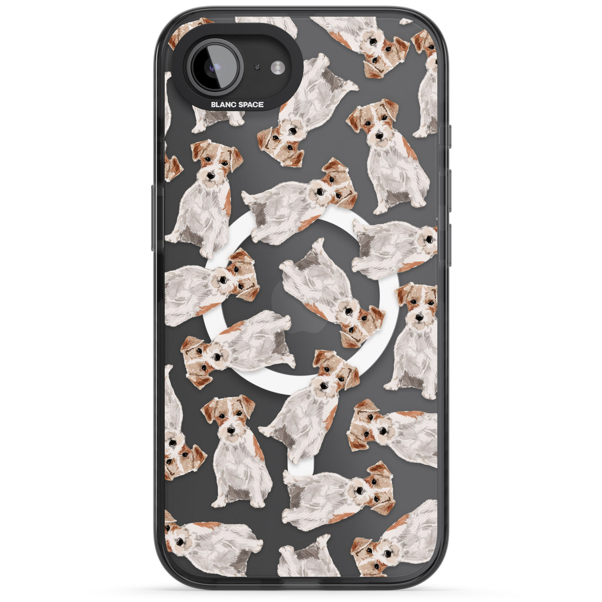Wirehaired Jack Russell Watercolour Dog Pattern