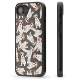 Wirehaired Jack Russell Watercolour Dog Pattern