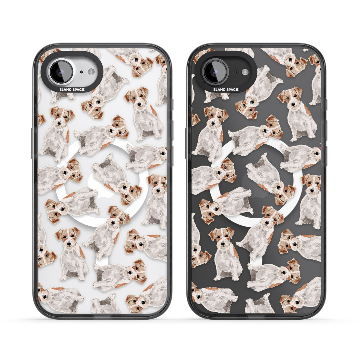 Wirehaired Jack Russell Watercolour Dog Pattern