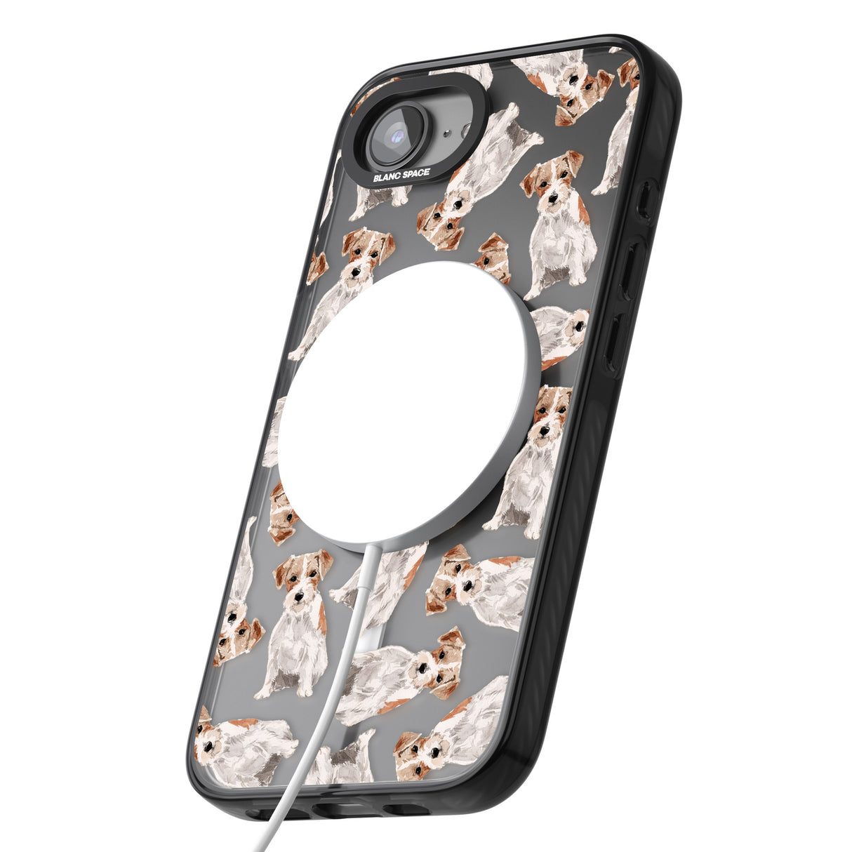 Wirehaired Jack Russell Watercolour Dog Pattern