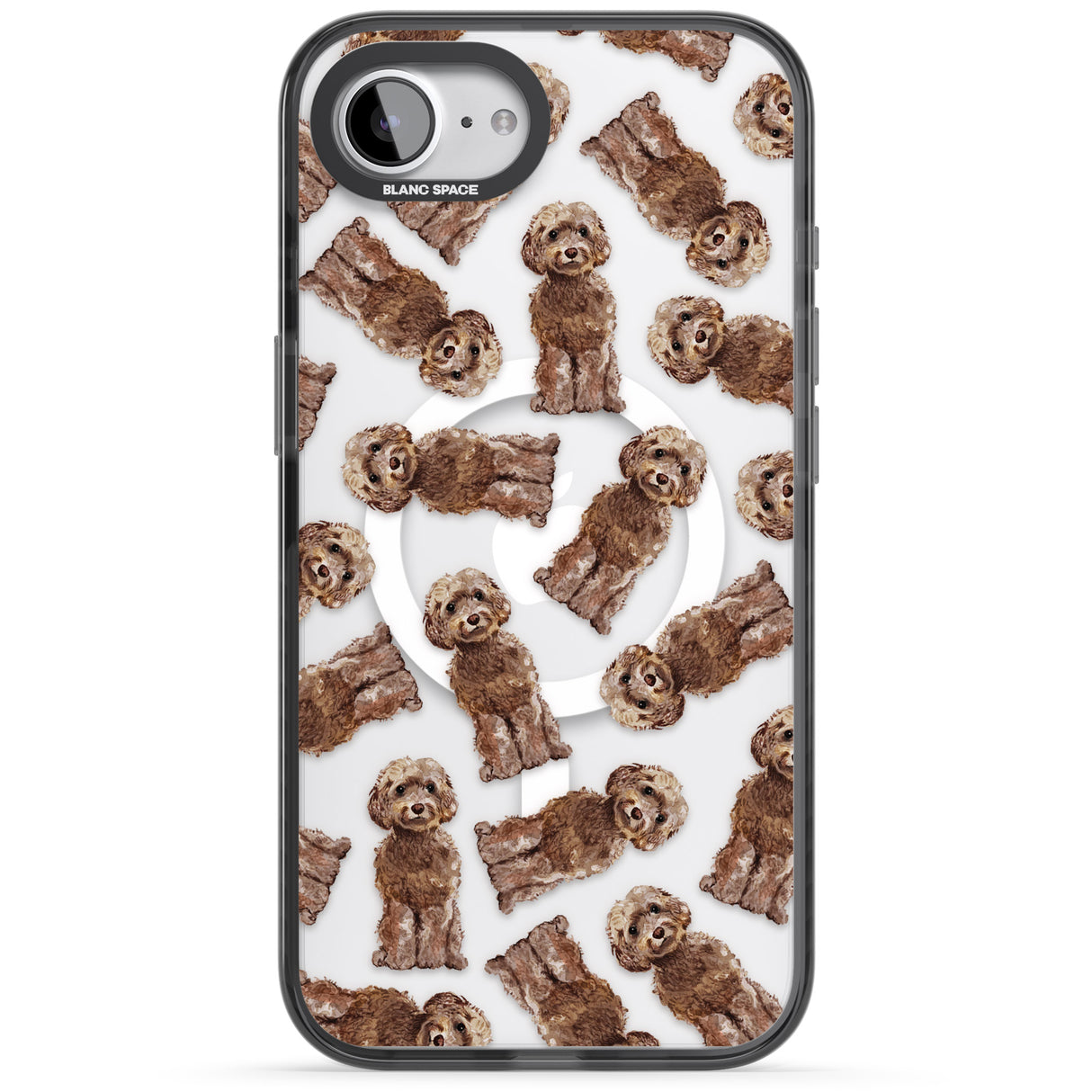 Cockapoo (Brown) Watercolour Dog Pattern