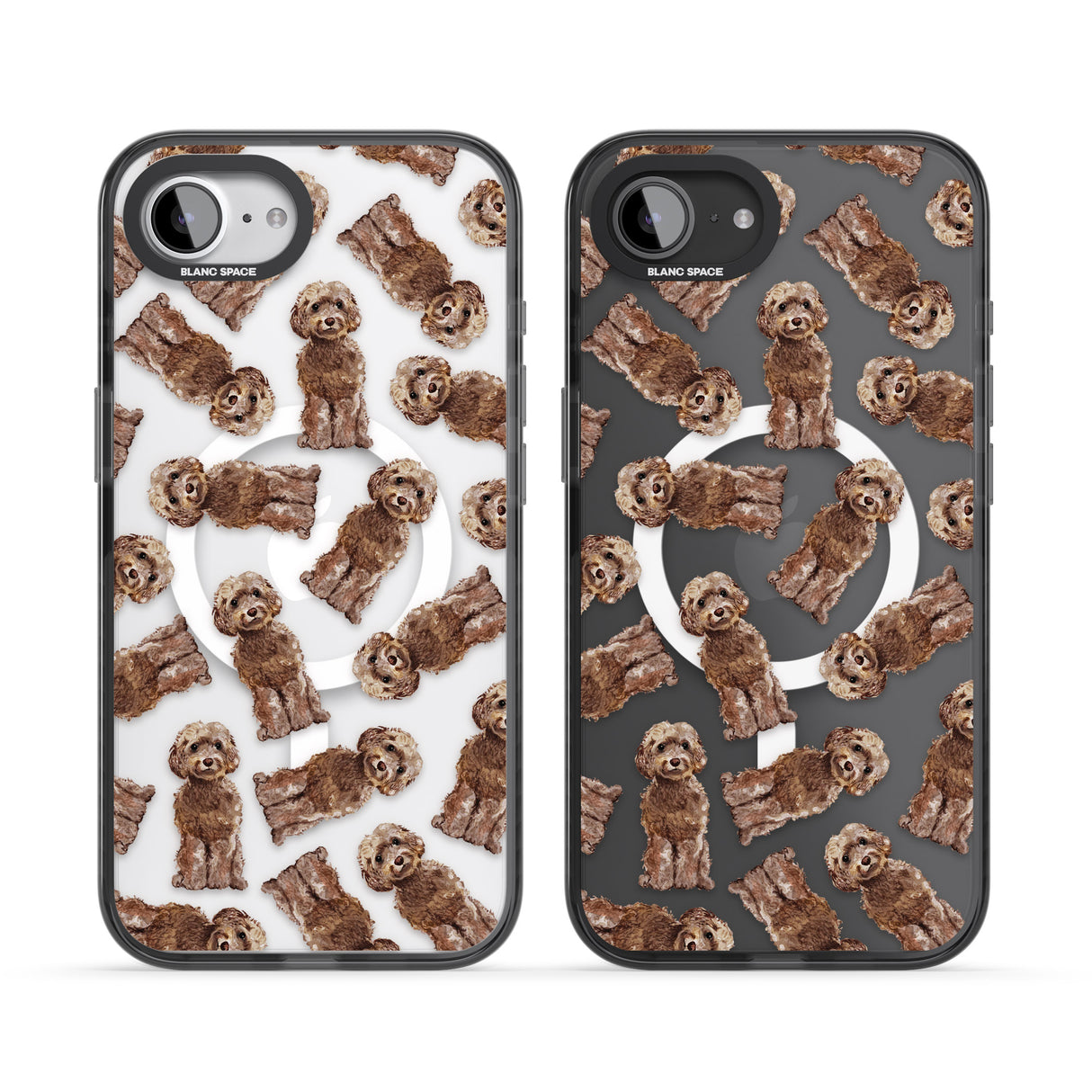 Cockapoo (Brown) Watercolour Dog Pattern