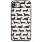 Dachshund (Black & Tan) Watercolour Dog Pattern