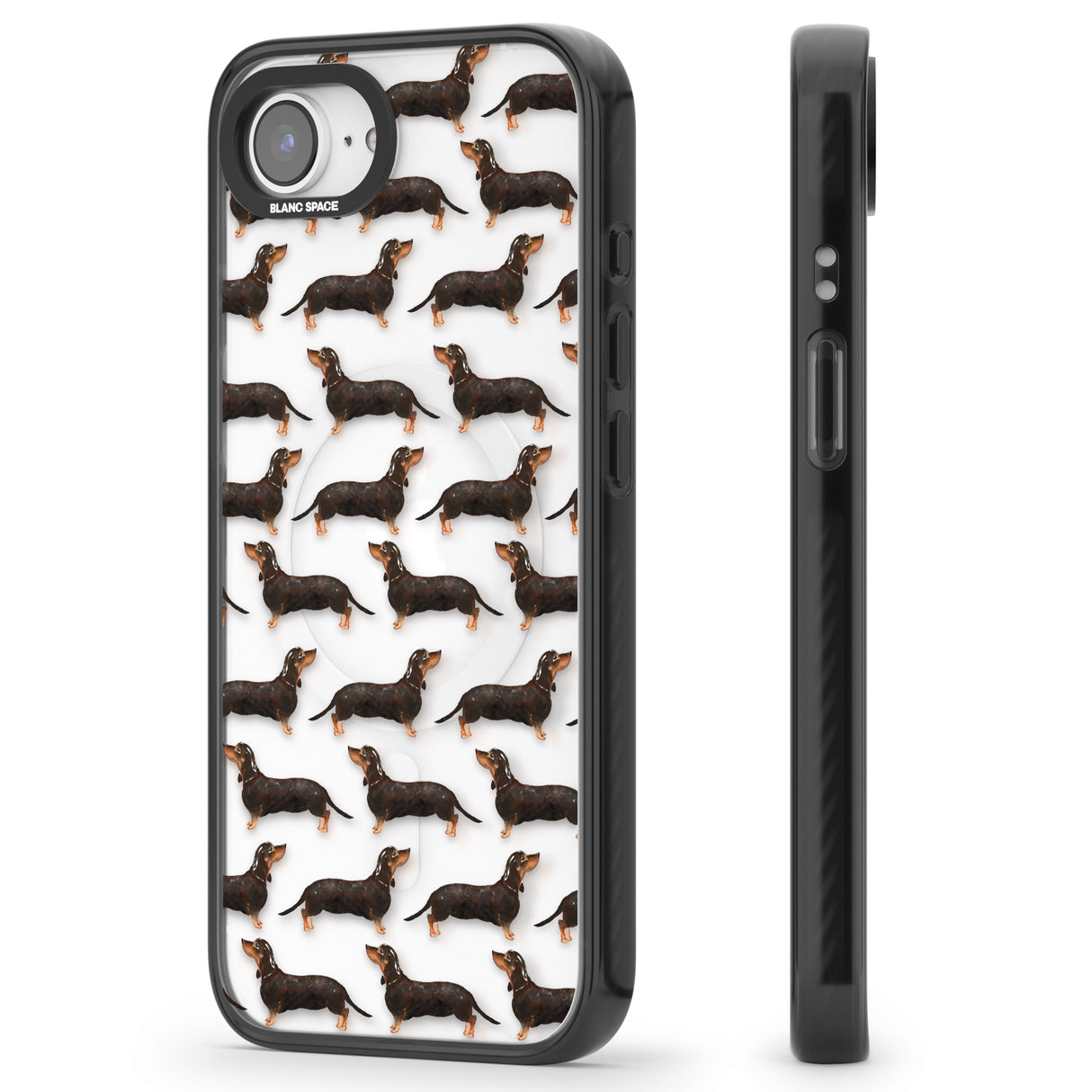 Dachshund (Black & Tan) Watercolour Dog Pattern