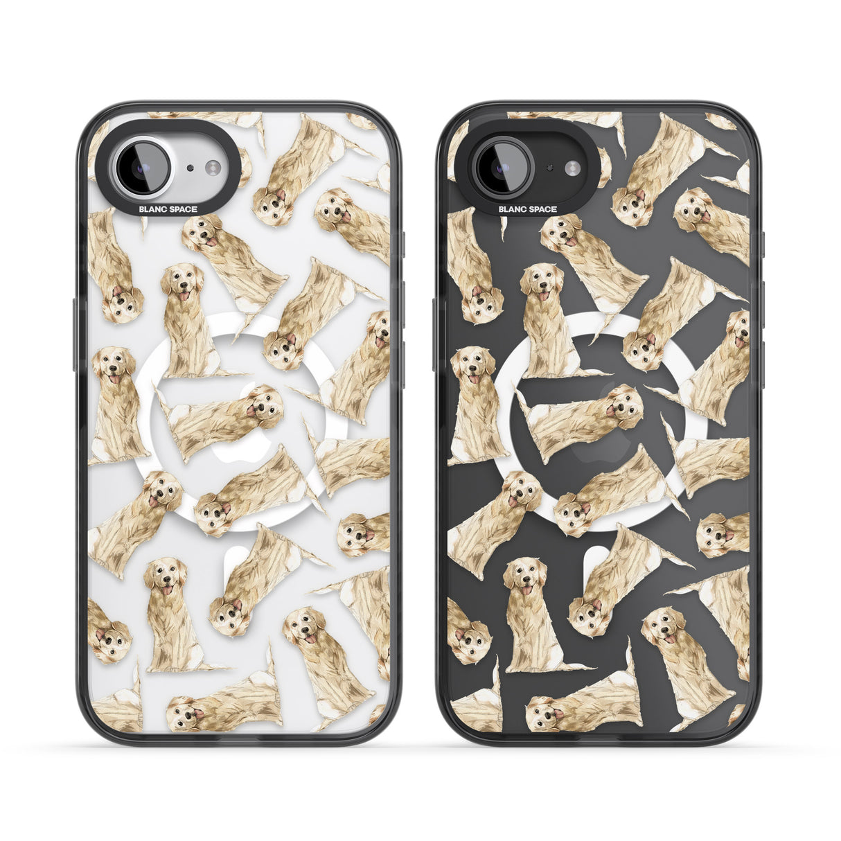 Golden Retriever Watercolour Dog Pattern