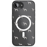 Greyhound Dog Pattern Clear