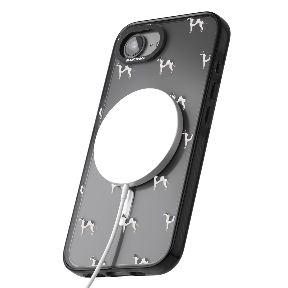 Greyhound Dog Pattern Clear
