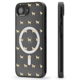 Tan Labrador Dog Pattern Clear