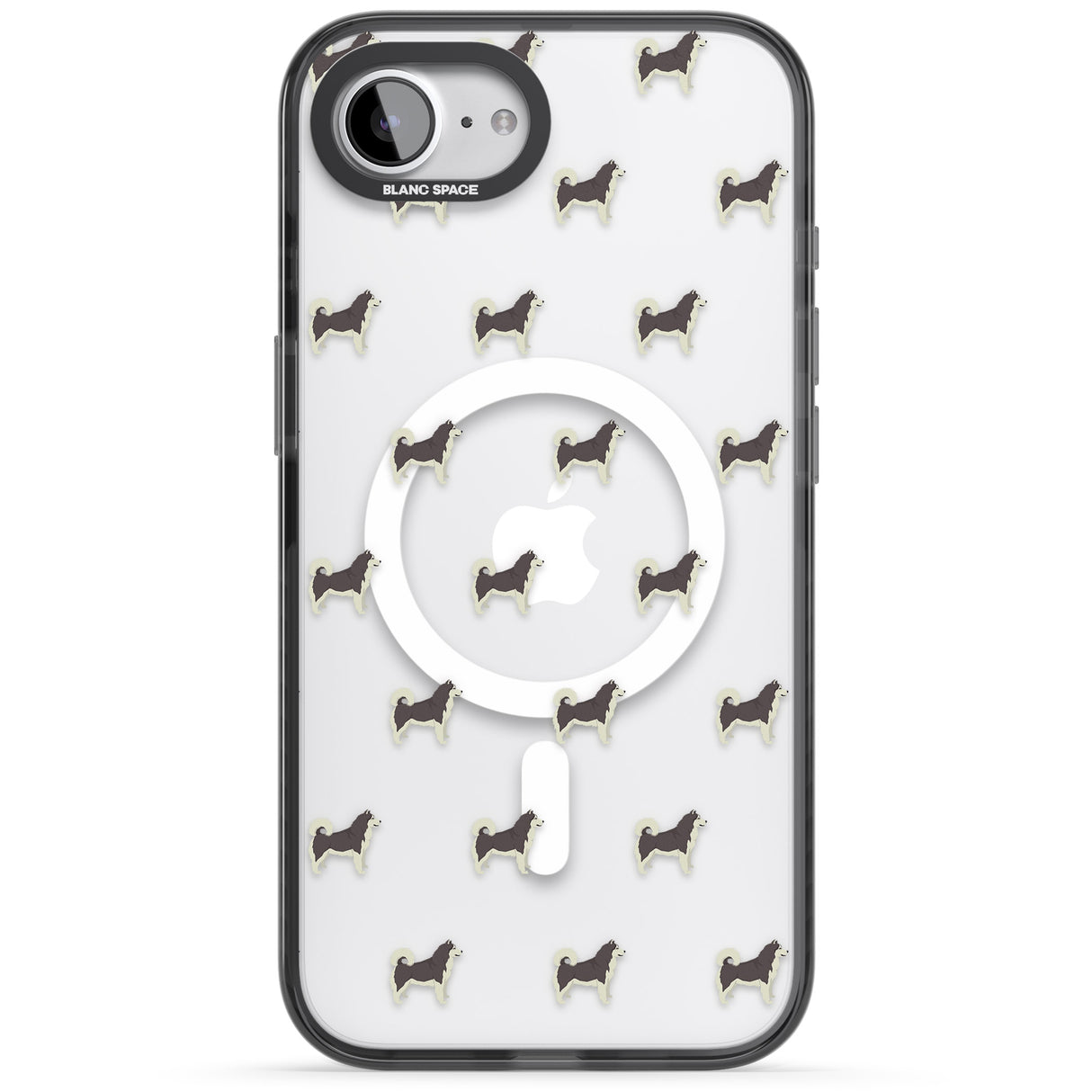 Alaskan Malamute Dog Pattern Clear