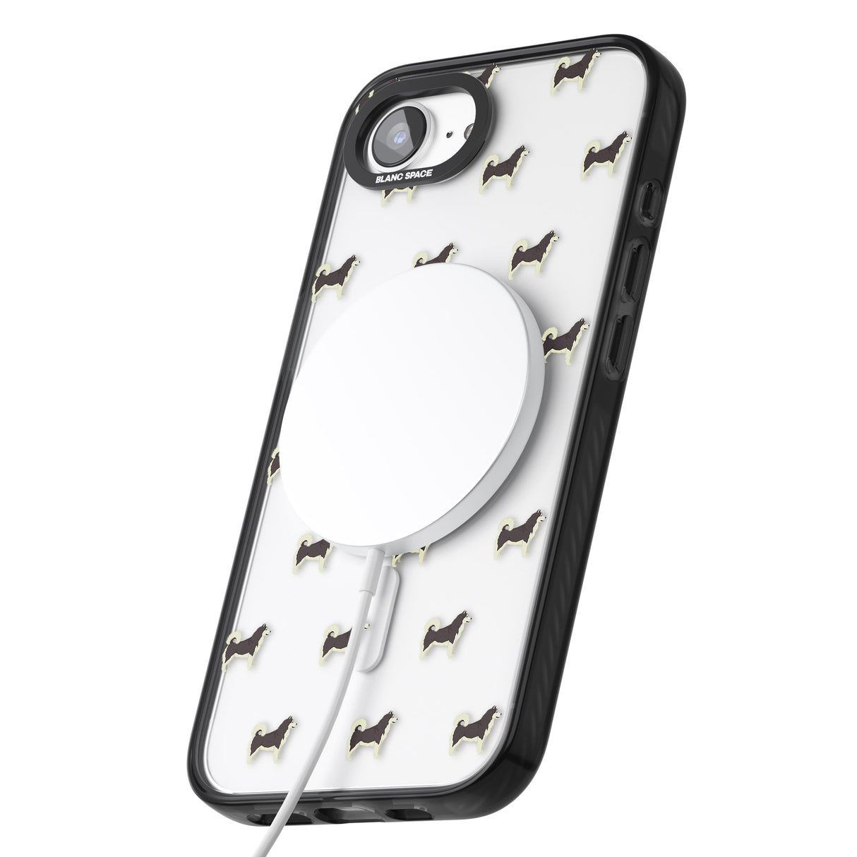 Alaskan Malamute Dog Pattern Clear