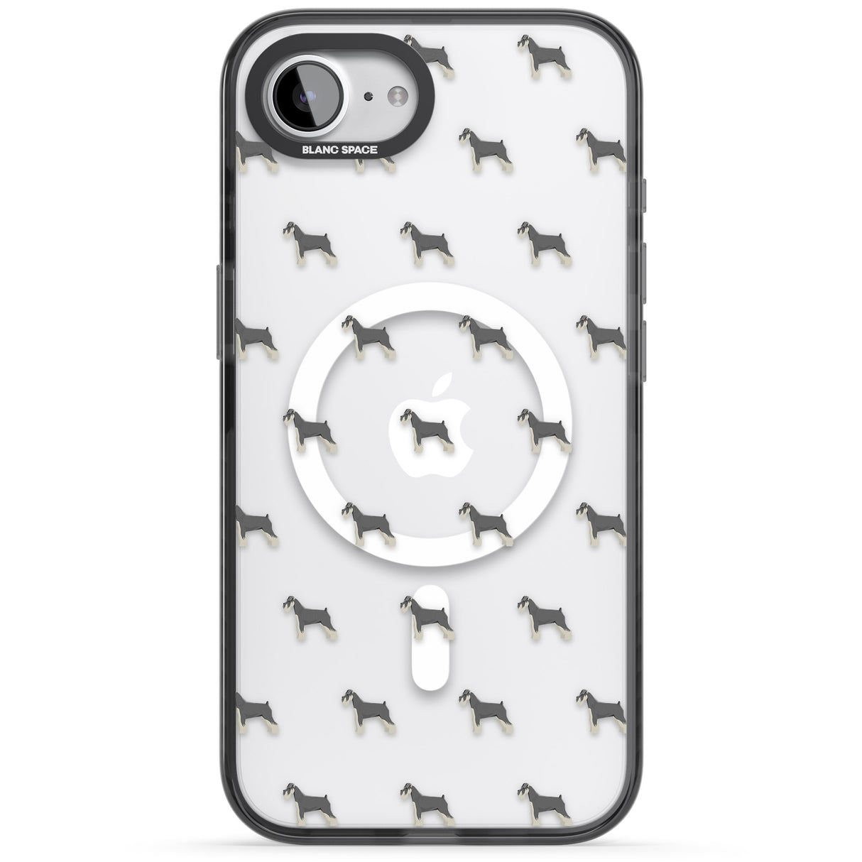 Schnauzer Dog Pattern Clear