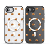 Pomeranian Dog Pattern Clear