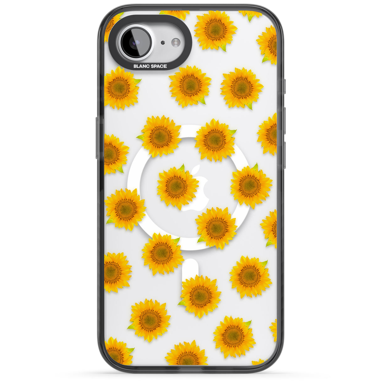 Sunflowers Transparent Pattern
