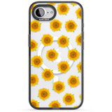Sunflowers Transparent Pattern