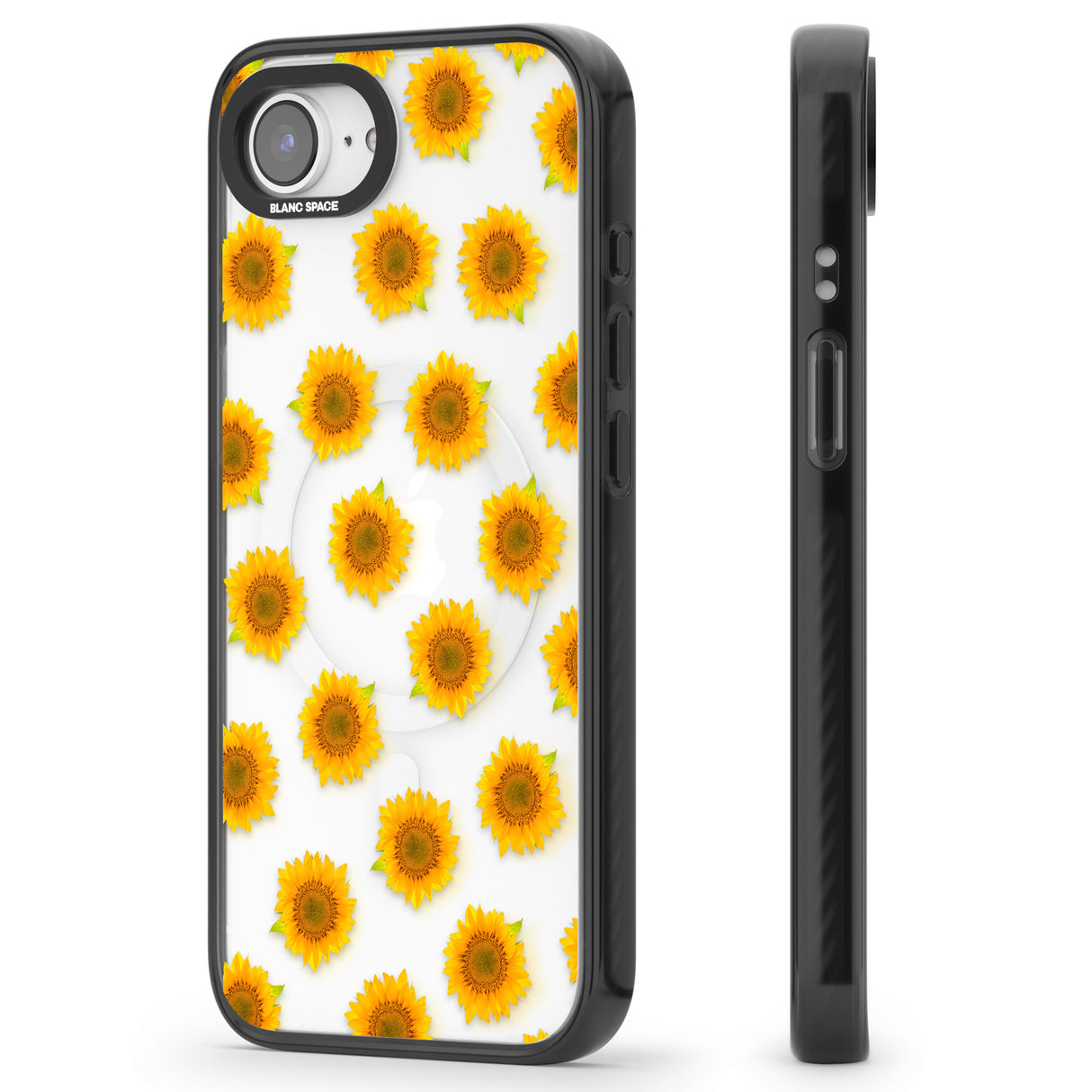 Sunflowers Transparent Pattern