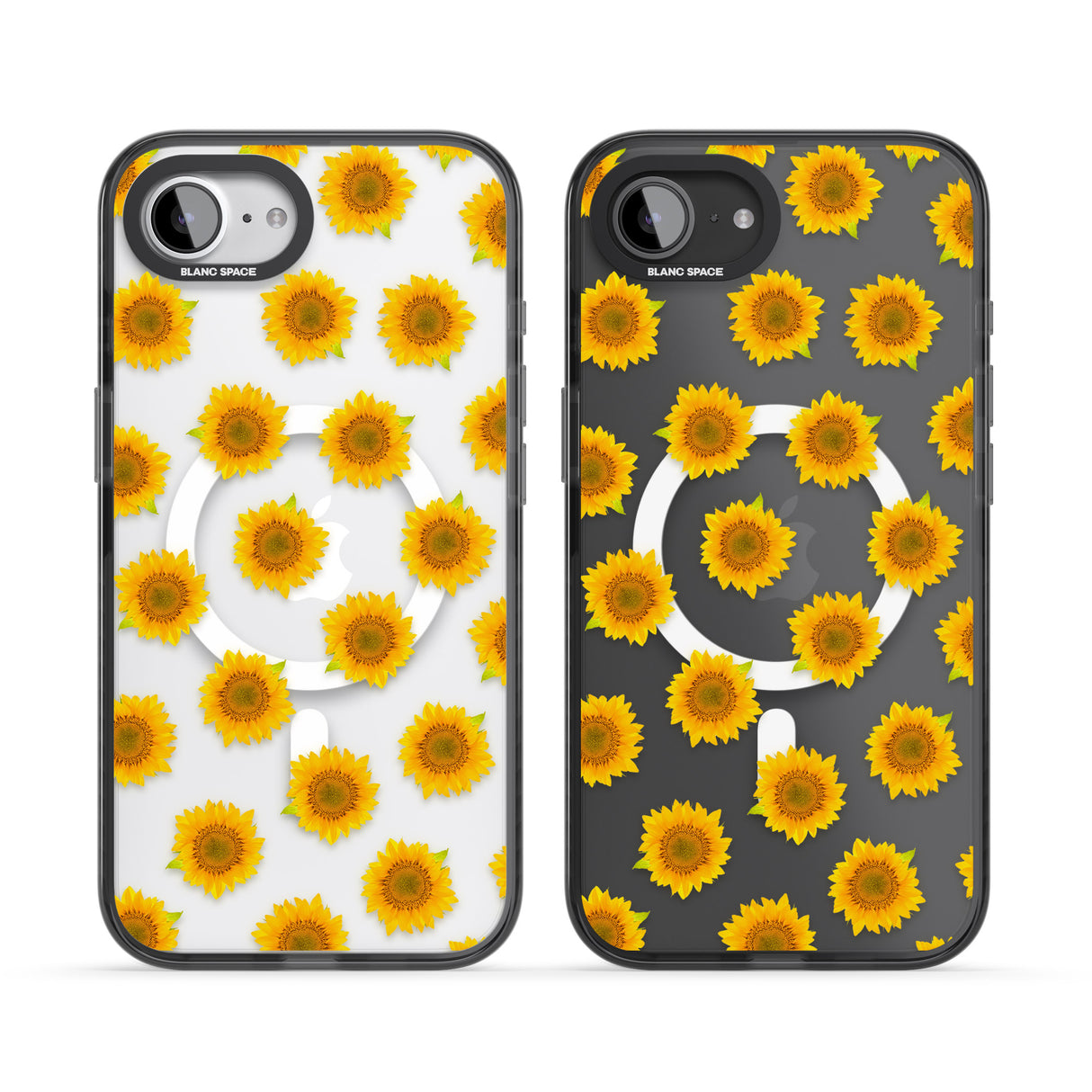 Sunflowers Transparent Pattern