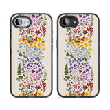 Wildflower Stripe Design - Cream