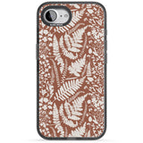 Wildflowers and Ferns on Terracotta