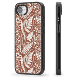Wildflowers and Ferns on Terracotta