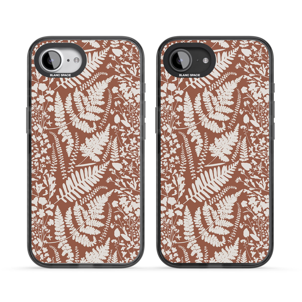 Wildflowers and Ferns on Terracotta
