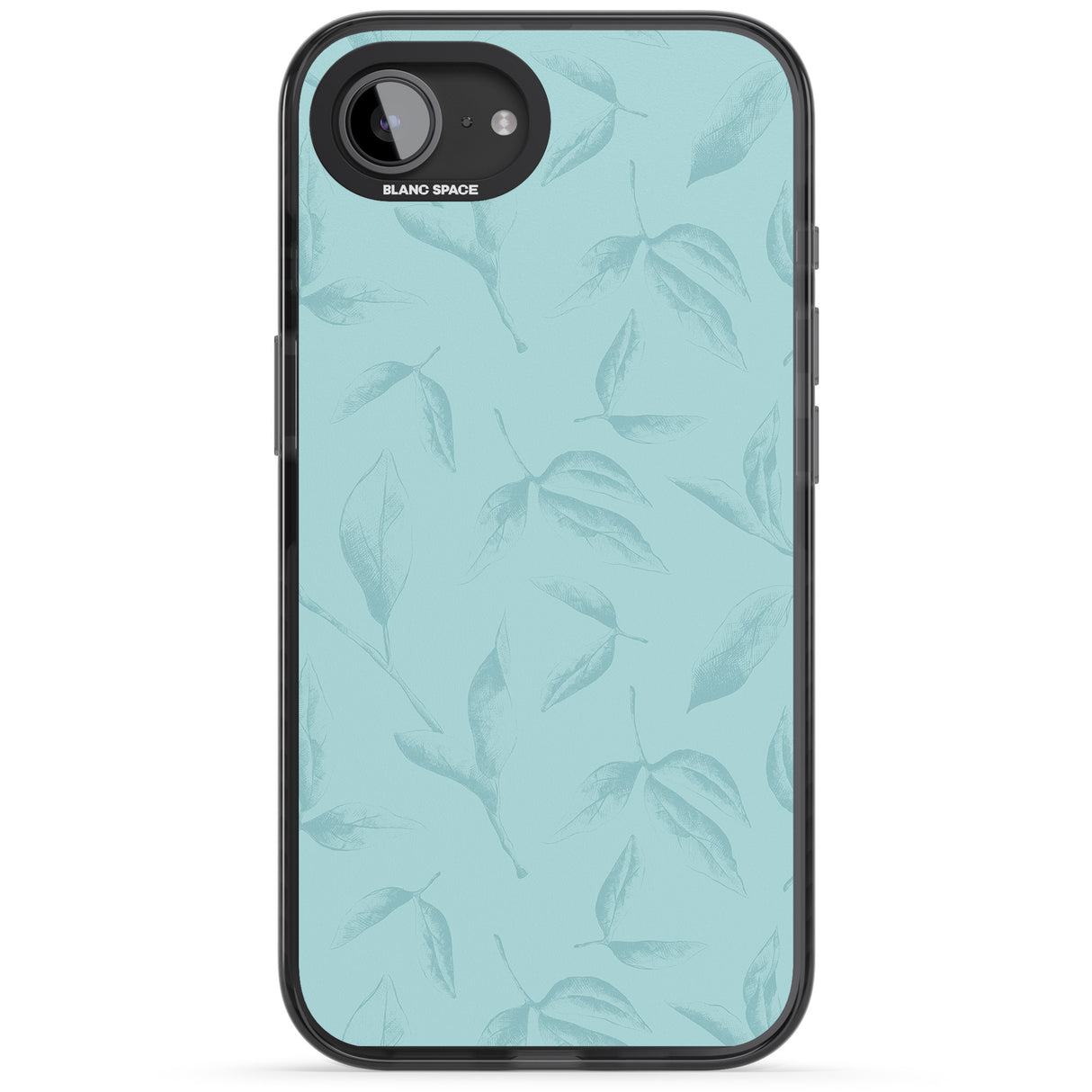Blue Leaves Vintage Botanical