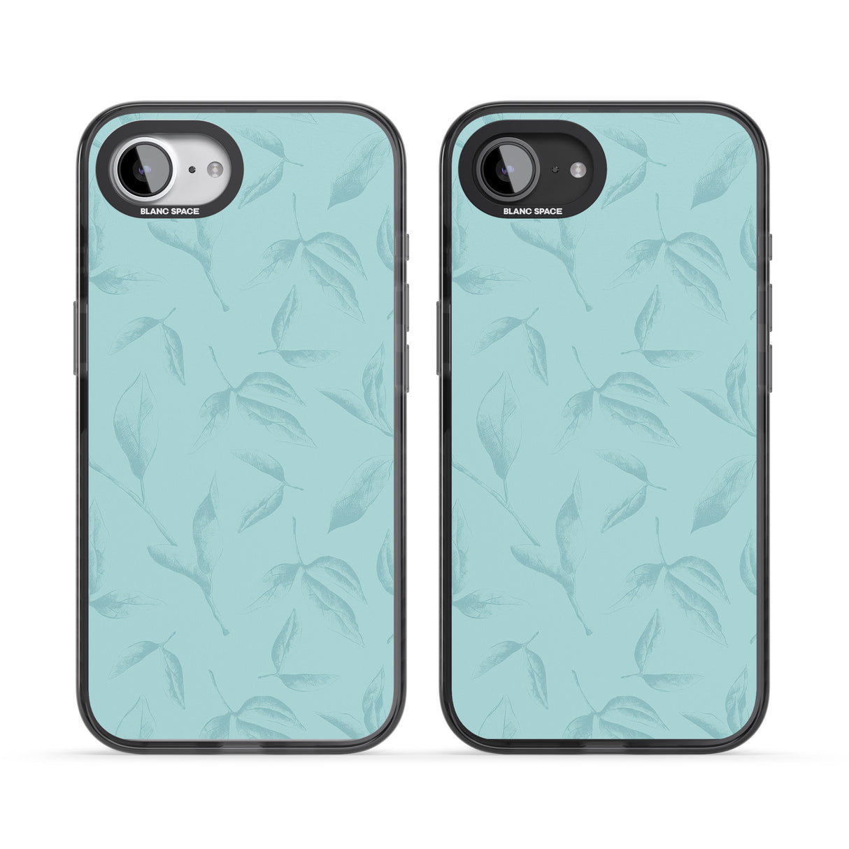 Blue Leaves Vintage Botanical