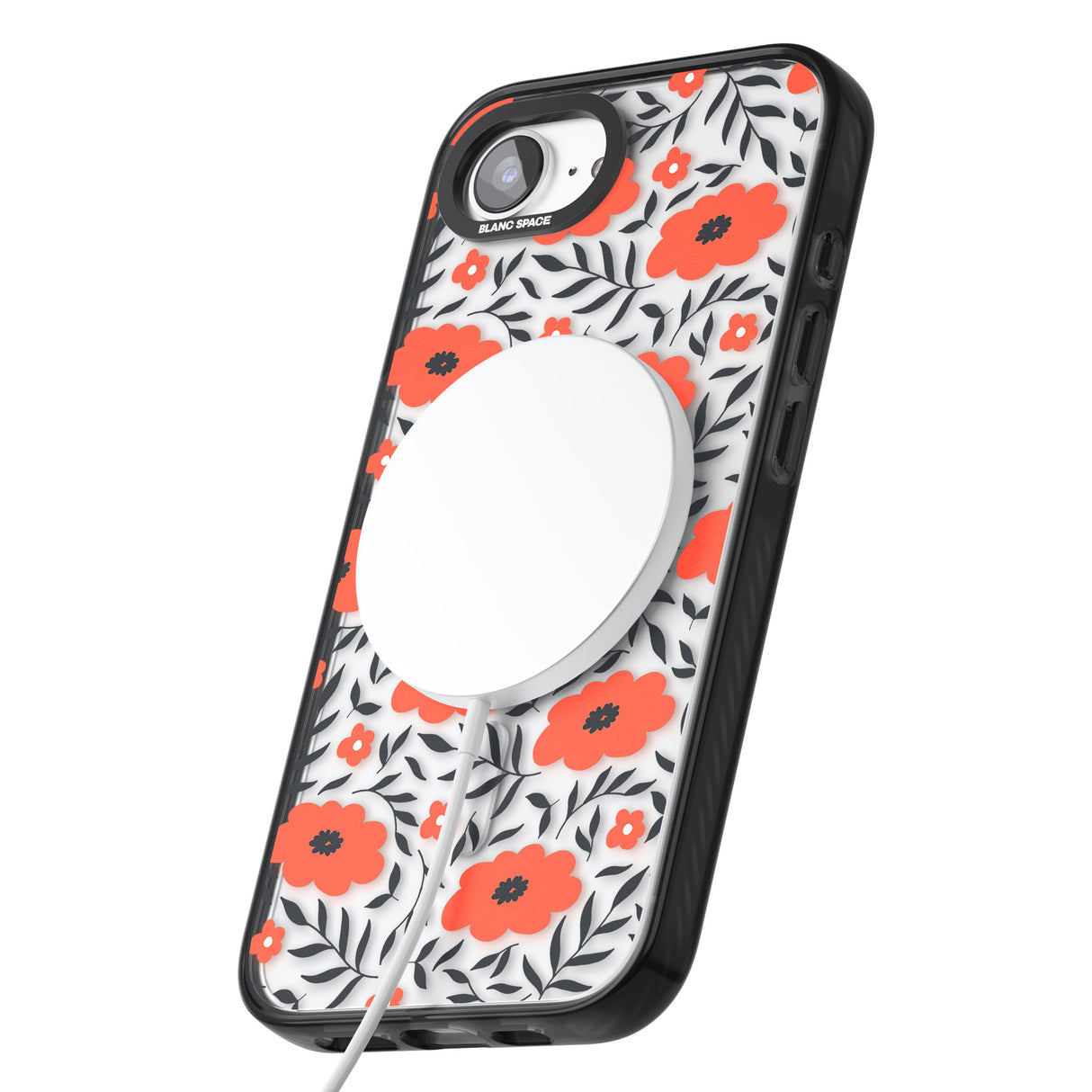 Red Poppy Transparent Floral