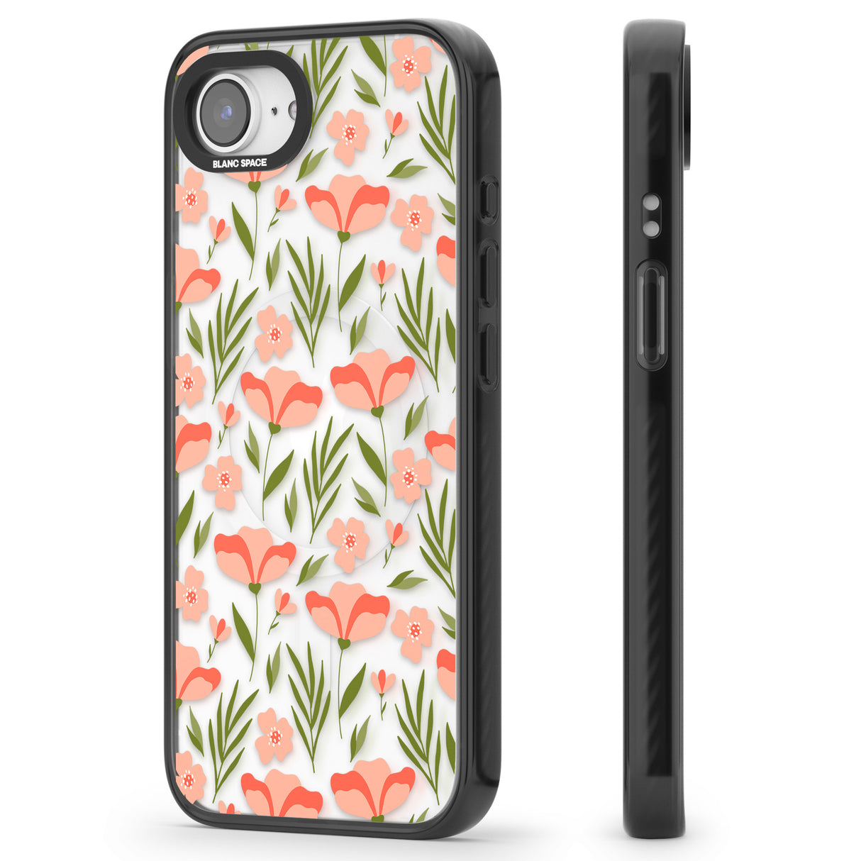 Pink Petals Transparent Floral