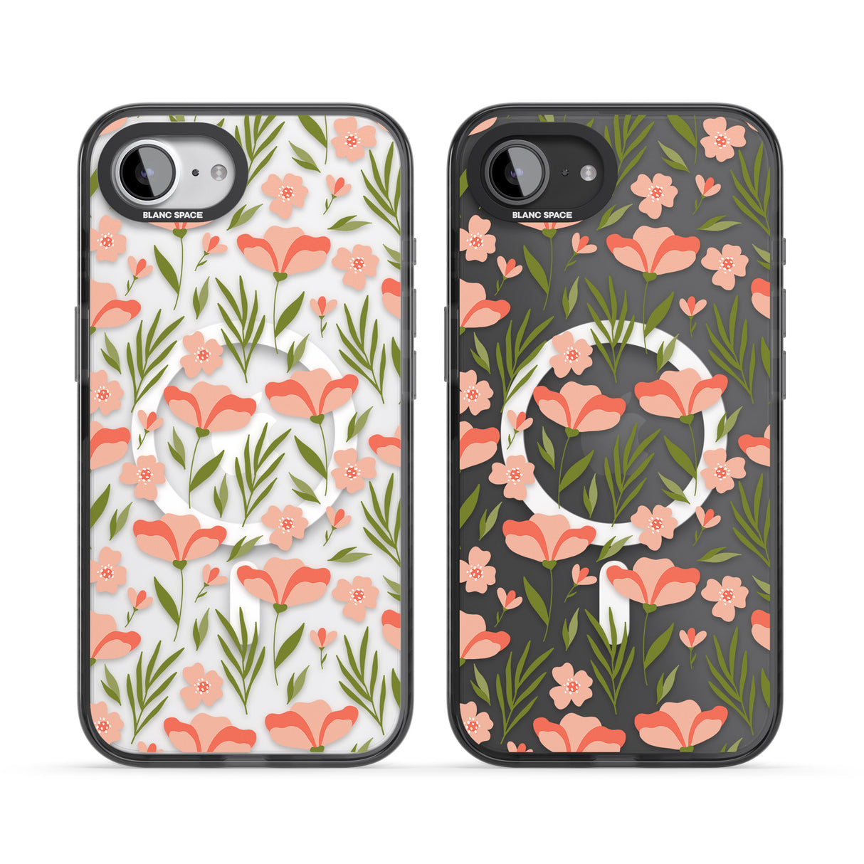 Pink Petals Transparent Floral