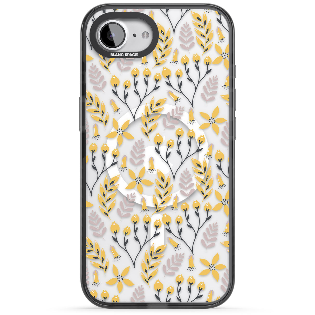 Yellow Leaves Transparent Floral